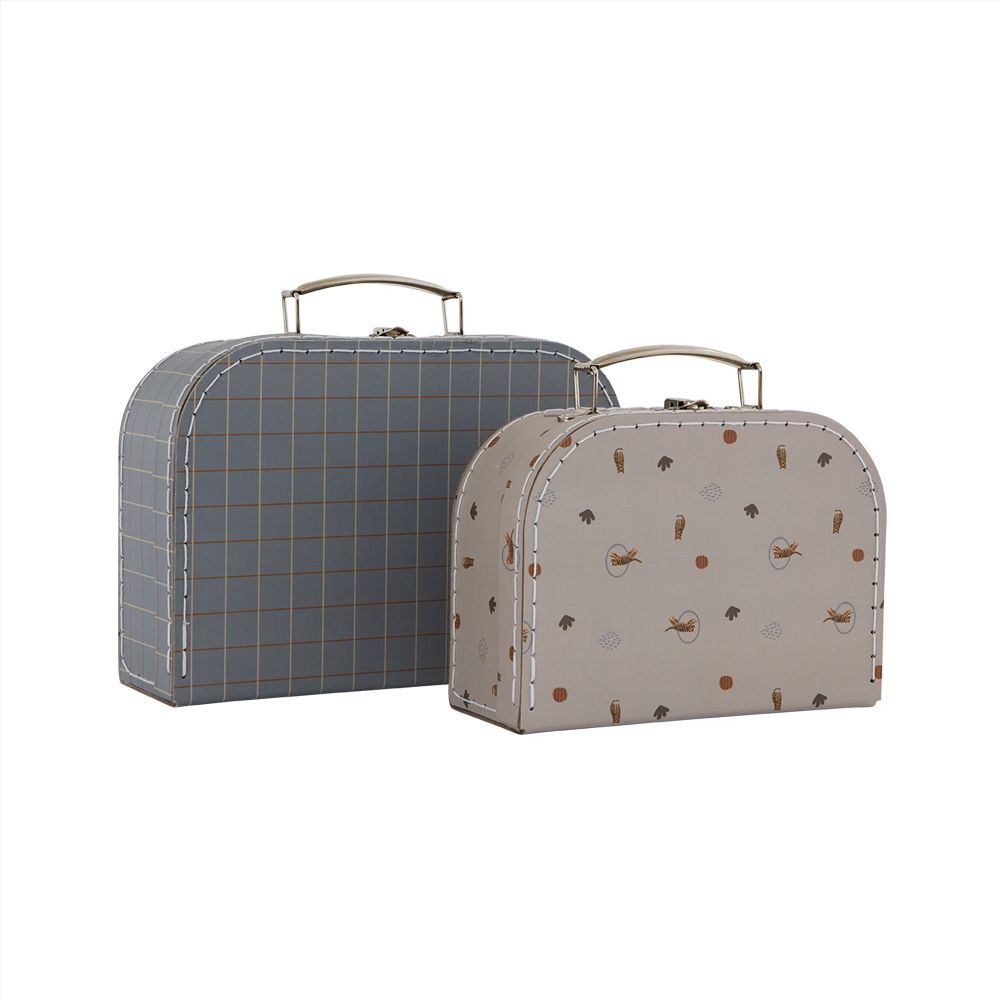 Mini-Suitcase Tiger & Grid